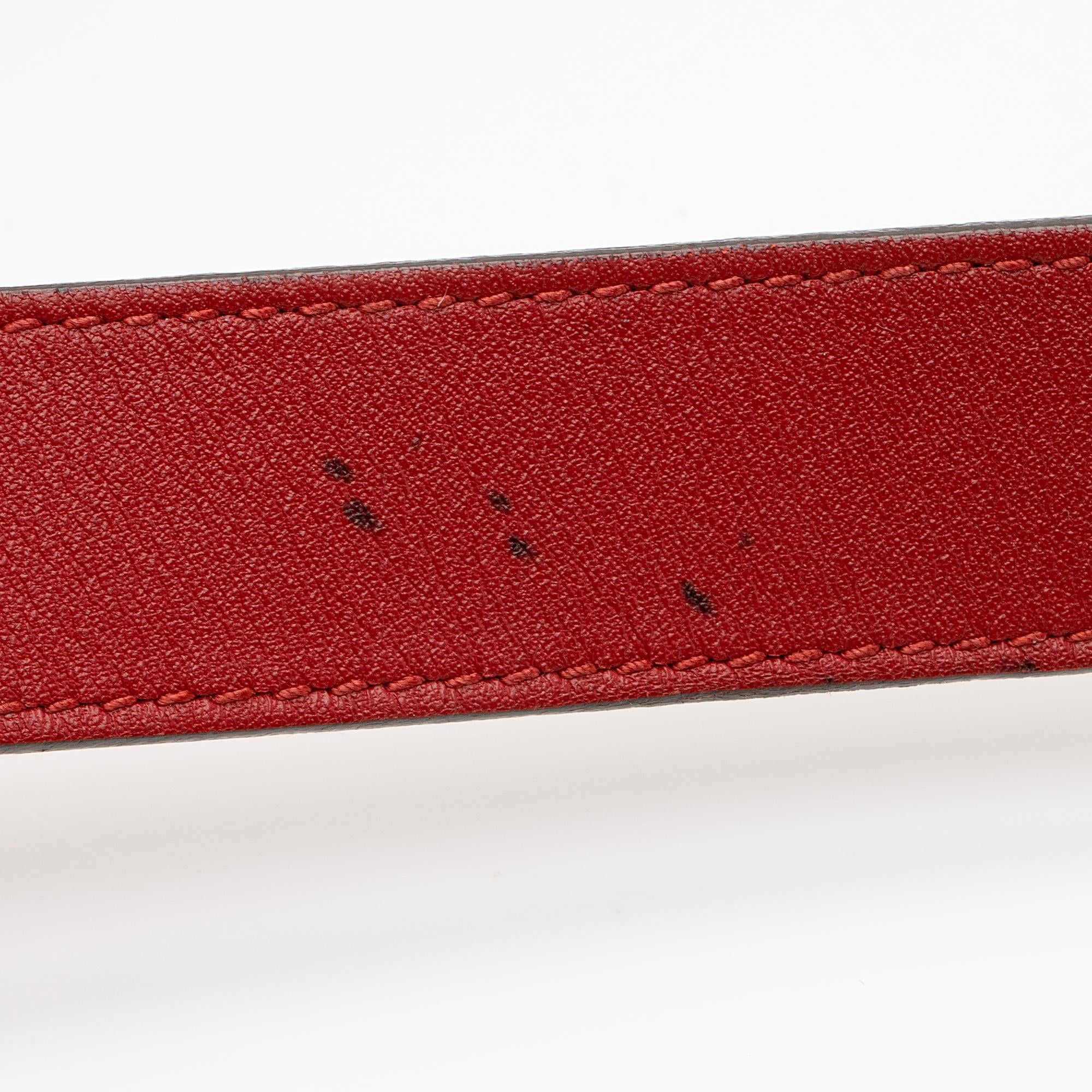 Gucci Leather Faux Pearl Interlocking G Bow Belt - Size 32 / 80 (SHF-9lJVcf)