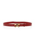 Gucci Leather Faux Pearl Interlocking G Bow Belt - Size 32 / 80 (SHF-9lJVcf)