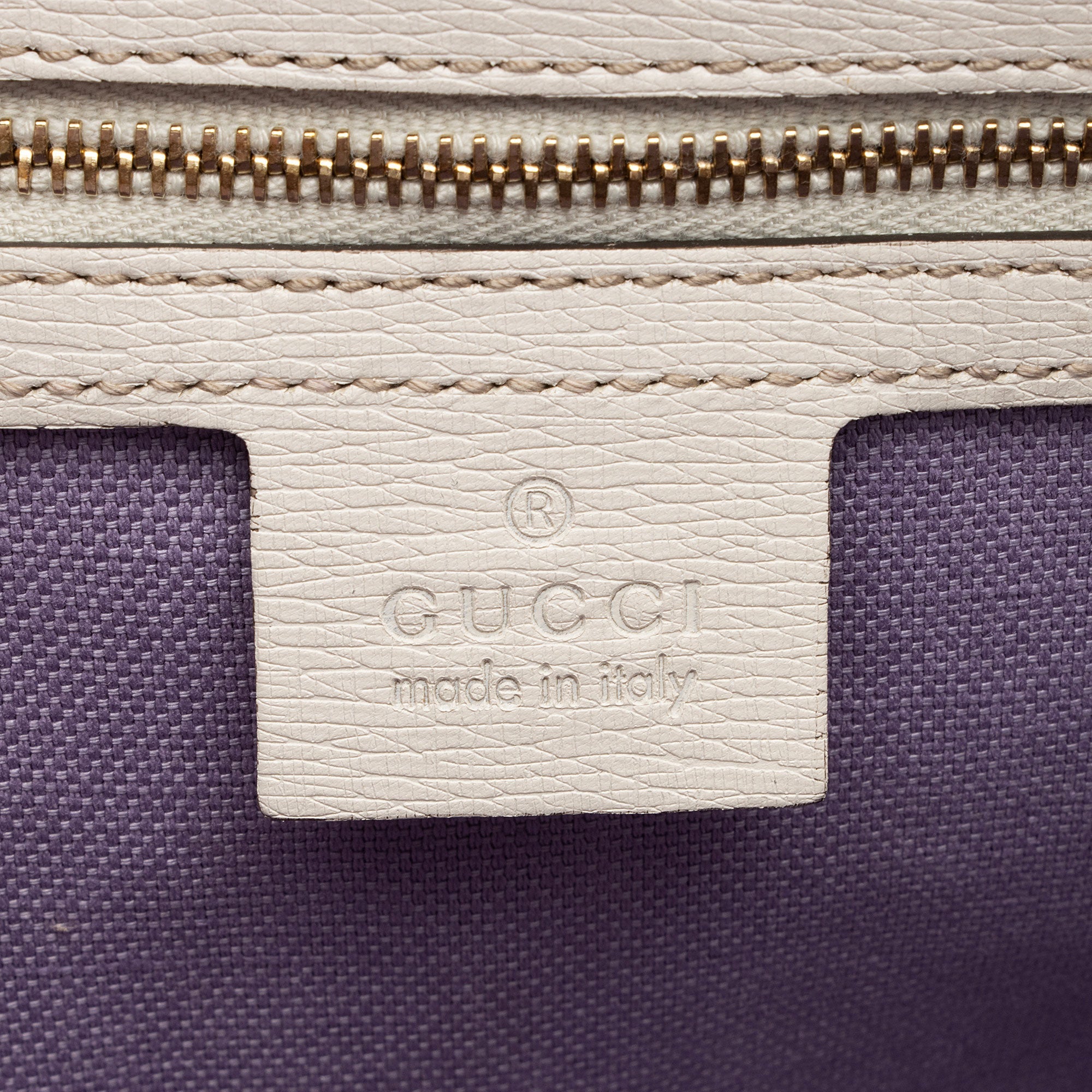 Gucci Leather Flora Nice Satchel (SHF-5DGwQW)