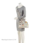 Gucci Leather Flora Nice Satchel (SHF-5DGwQW)