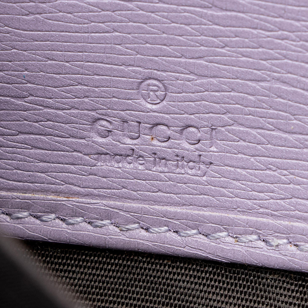Gucci Leather Flora Nice Zip Around Wallet (SHF-muKADt)