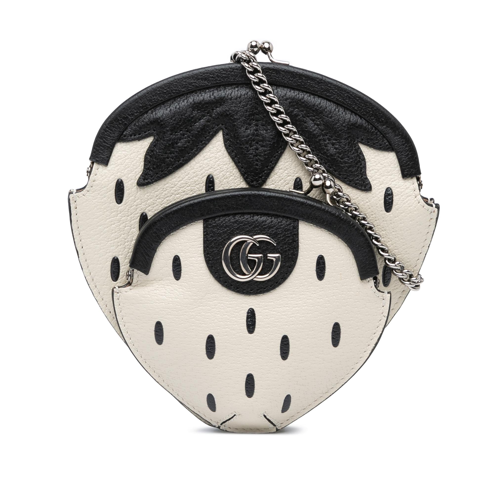 Gucci Leather Fruittini Strawberry Crossbody