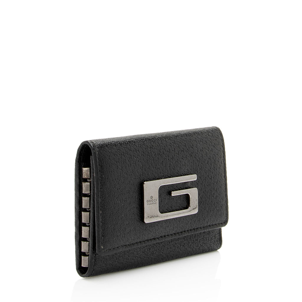 Gucci Leather G Key Holder (SHF-UQD8kv)
