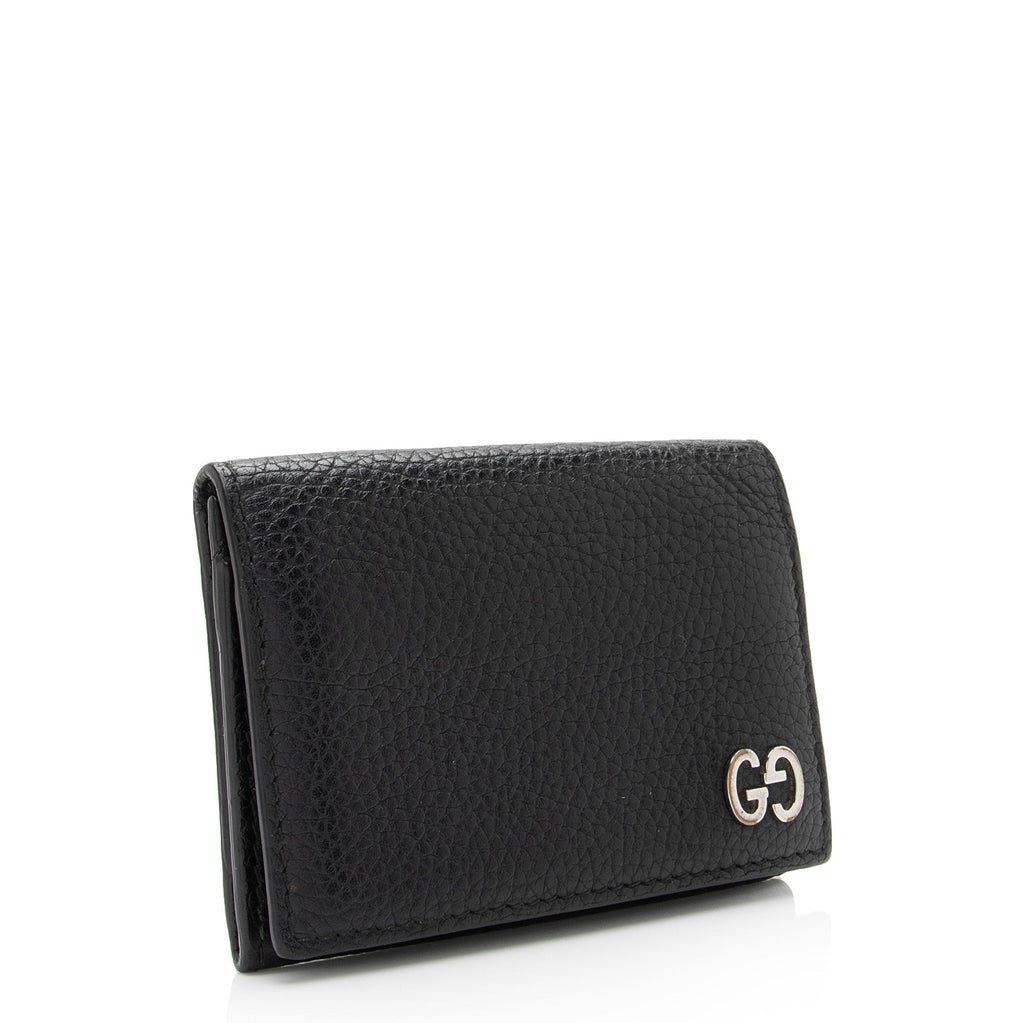 Gucci Leather GG Card Case (SHF-iqArQN)