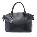 Gucci Leather GG Charm Dome Satchel