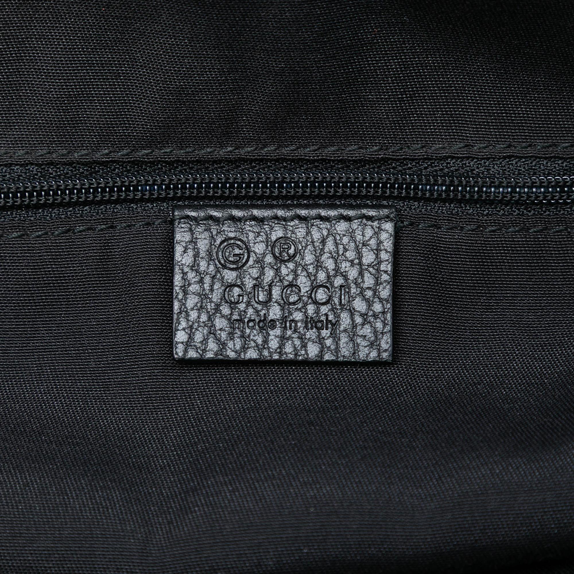 Gucci Leather GG Charm Dome Satchel