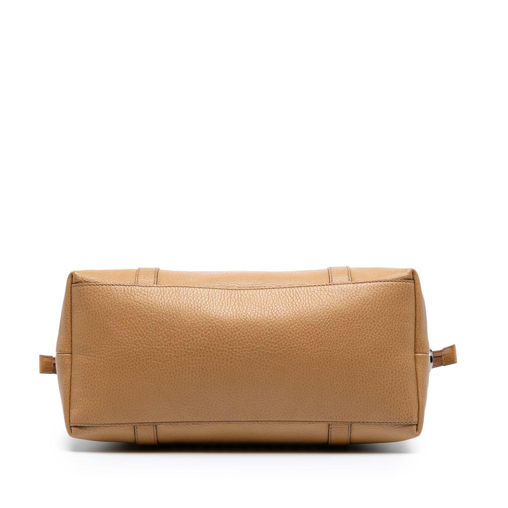 Gucci Leather GG Charm Dome Satchel