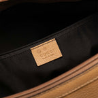 Gucci Leather GG Charm Dome Satchel