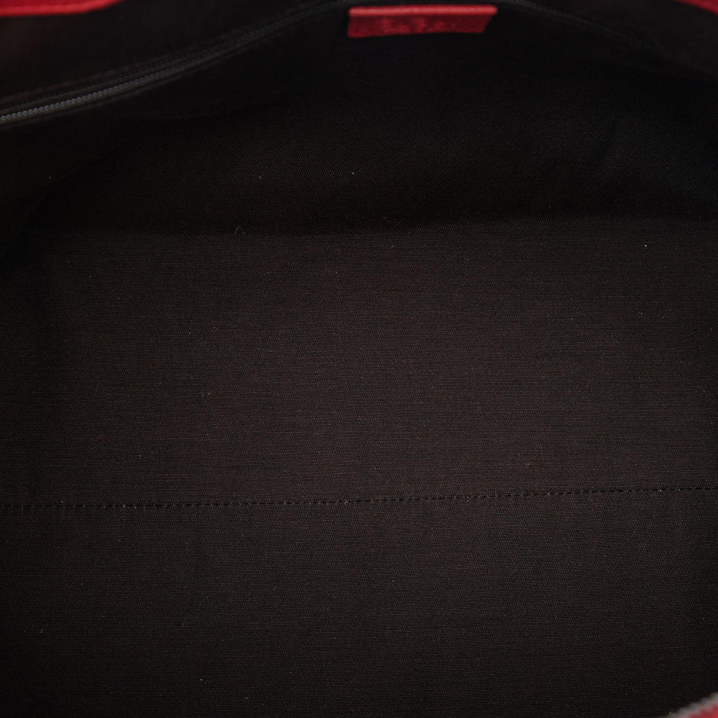 Gucci Leather GG Charm Dome Satchel