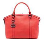 Gucci Leather GG Charm Dome Satchel