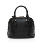 Gucci Leather GG Charm Dome Small Satchel