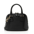 Gucci Leather GG Charm Dome Small Satchel