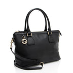 Gucci Leather GG Charm Satchel