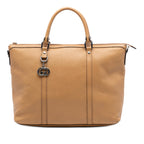 Gucci Leather GG Charm Satchel