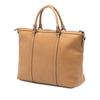 Gucci Leather GG Charm Satchel