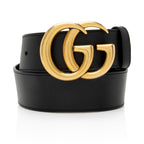 Gucci Leather GG Marmont Belt - Size 26 / 65 (SHF-Azi3Mr)