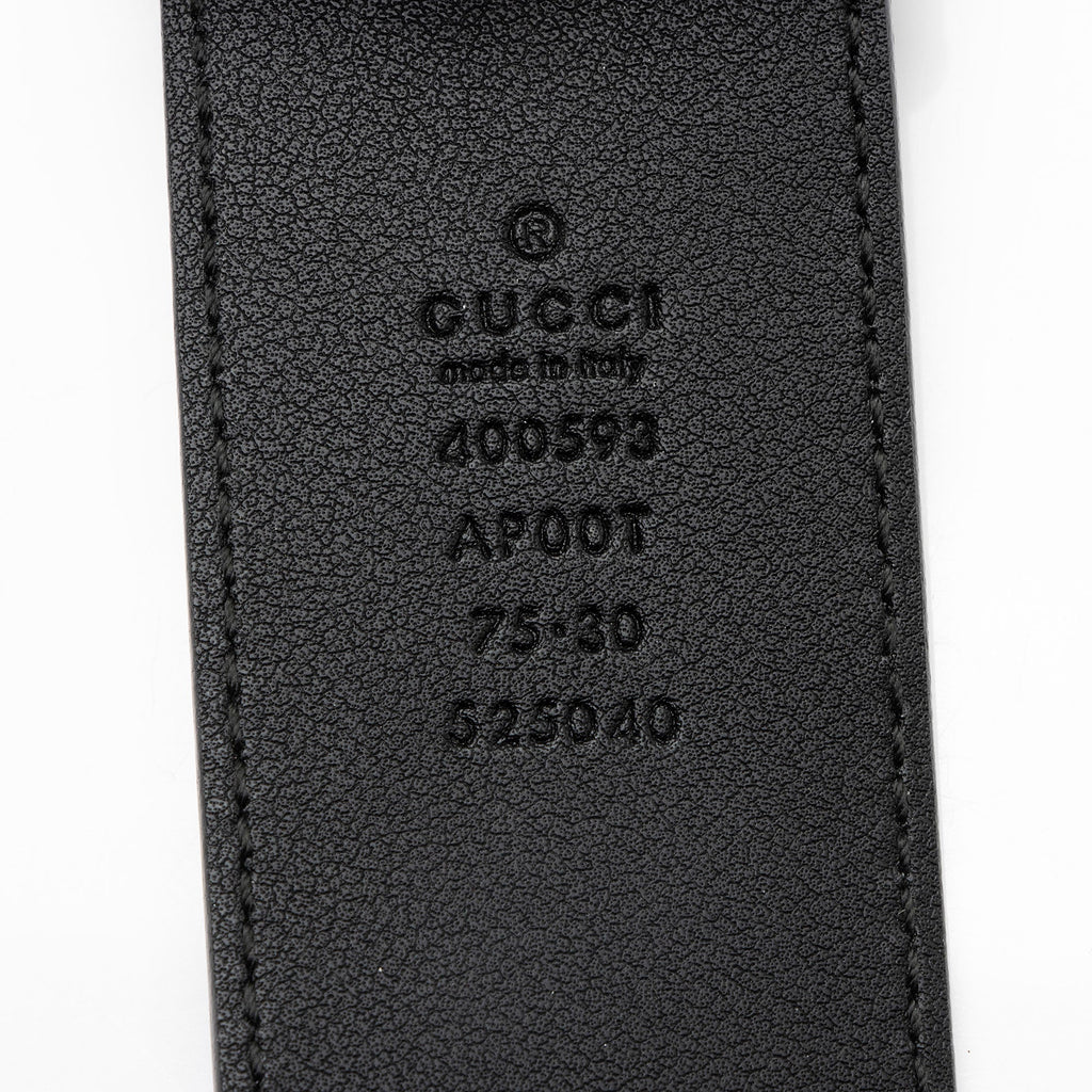 Gucci Leather GG Marmont Belt - Size 30 / 75 (SHF-mdeMux)
