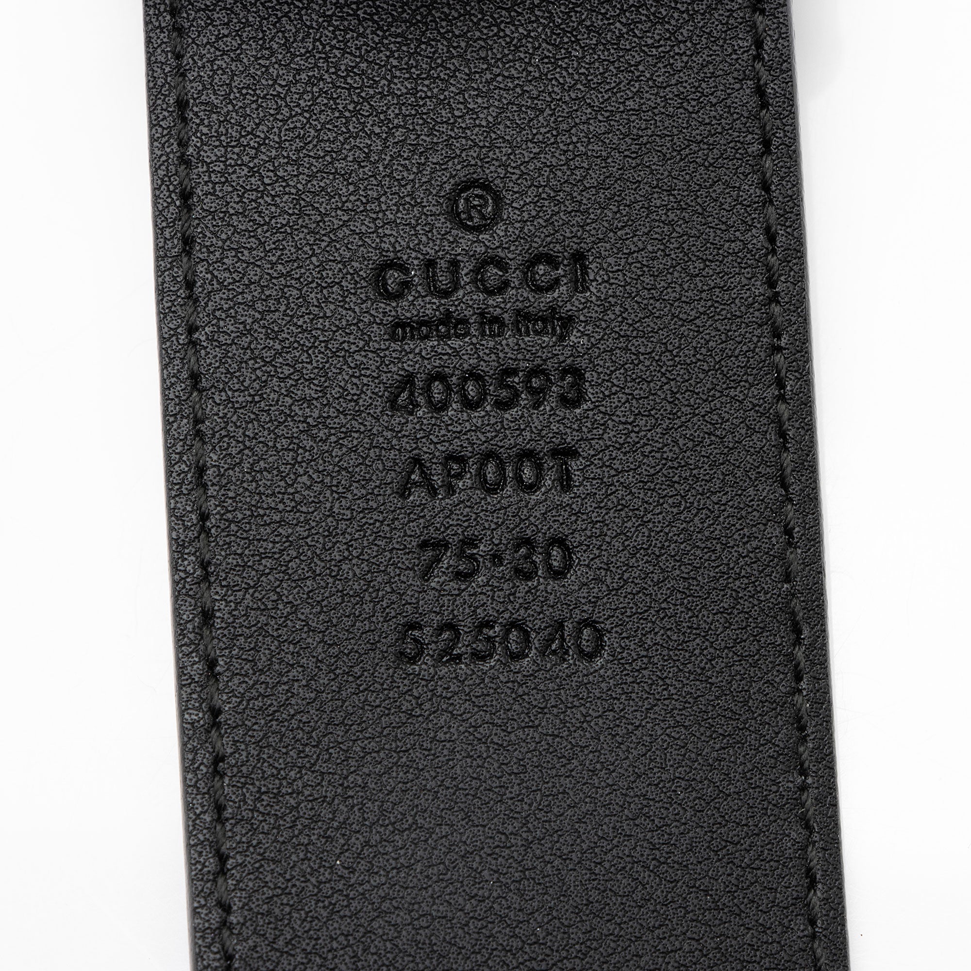 Gucci Leather GG Marmont Belt - Size 30 / 75 (SHF-mdeMux)