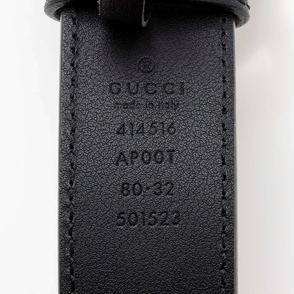 Gucci Leather GG Marmont Belt - Size 32 / 80 (SHF-22149)