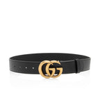 Gucci Leather GG Marmont Belt - Size 32 / 80 (SHF-o8EIbJ)