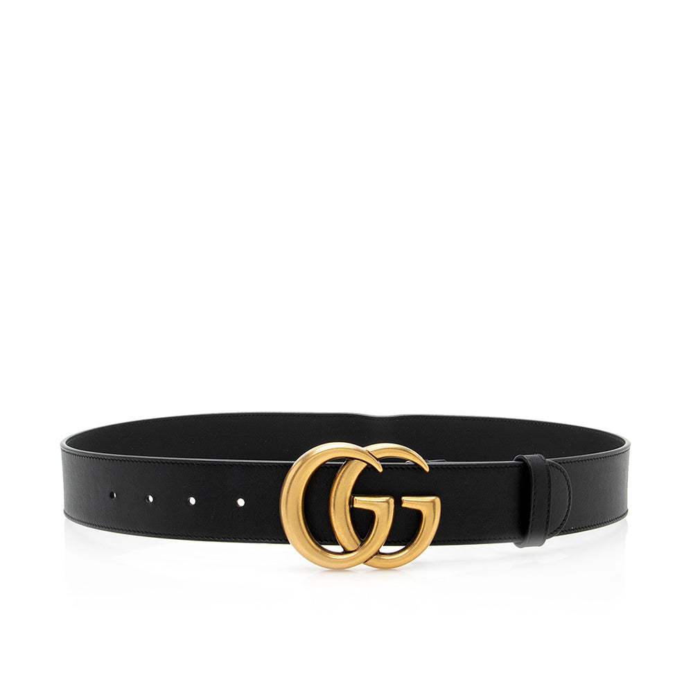 Gucci Leather GG Marmont Belt - Size 34 / 85 (SHF-19342)