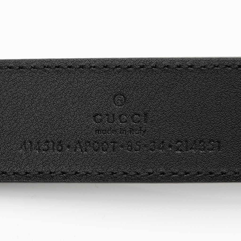 Gucci Leather GG Marmont Belt - Size 34 / 85 (SHF-ER6z4G)