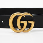 Gucci Leather GG Marmont Belt - Size 34 / 85 (SHF-c1NOzY)