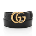 Gucci Leather GG Marmont Belt - Size 40 / 100 (SHF-JwUV3H)