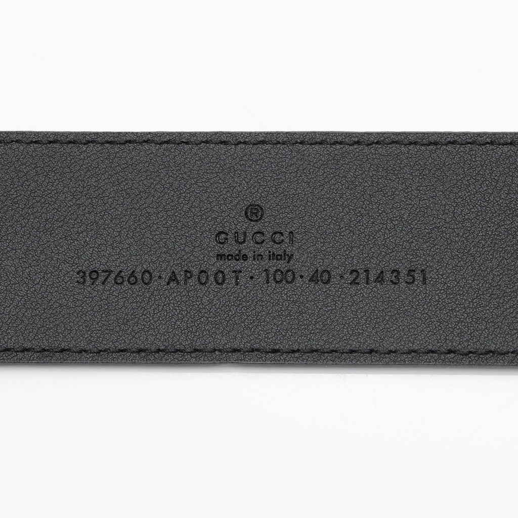 Gucci Leather GG Marmont Belt - Size 40 / 100 (SHF-JwUV3H)