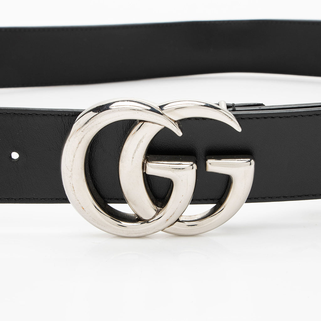Gucci Leather GG Marmont Belt - Size 44 / 110