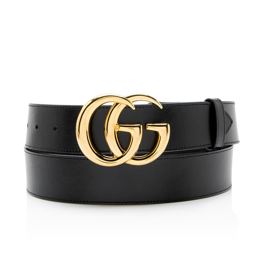 Gucci Leather GG Marmont Belt - Size 44 / 110