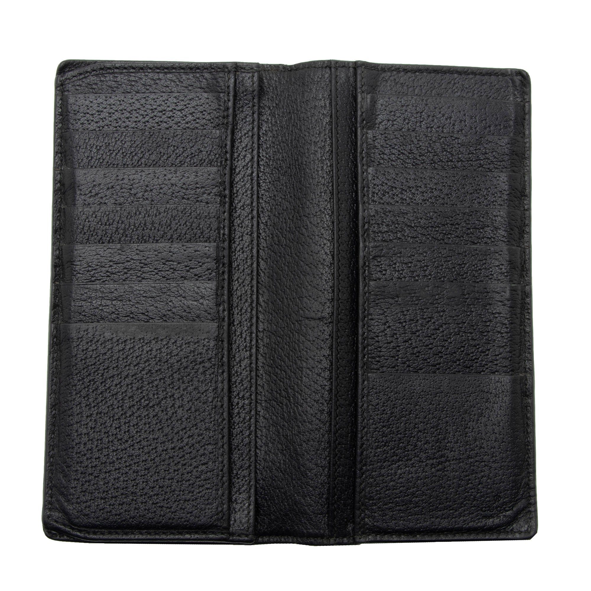 Gucci Leather GG Marmont Bifold Long Wallet (SHF-0QNfI9)