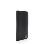 Gucci Leather GG Marmont Bifold Long Wallet (SHF-0QNfI9)