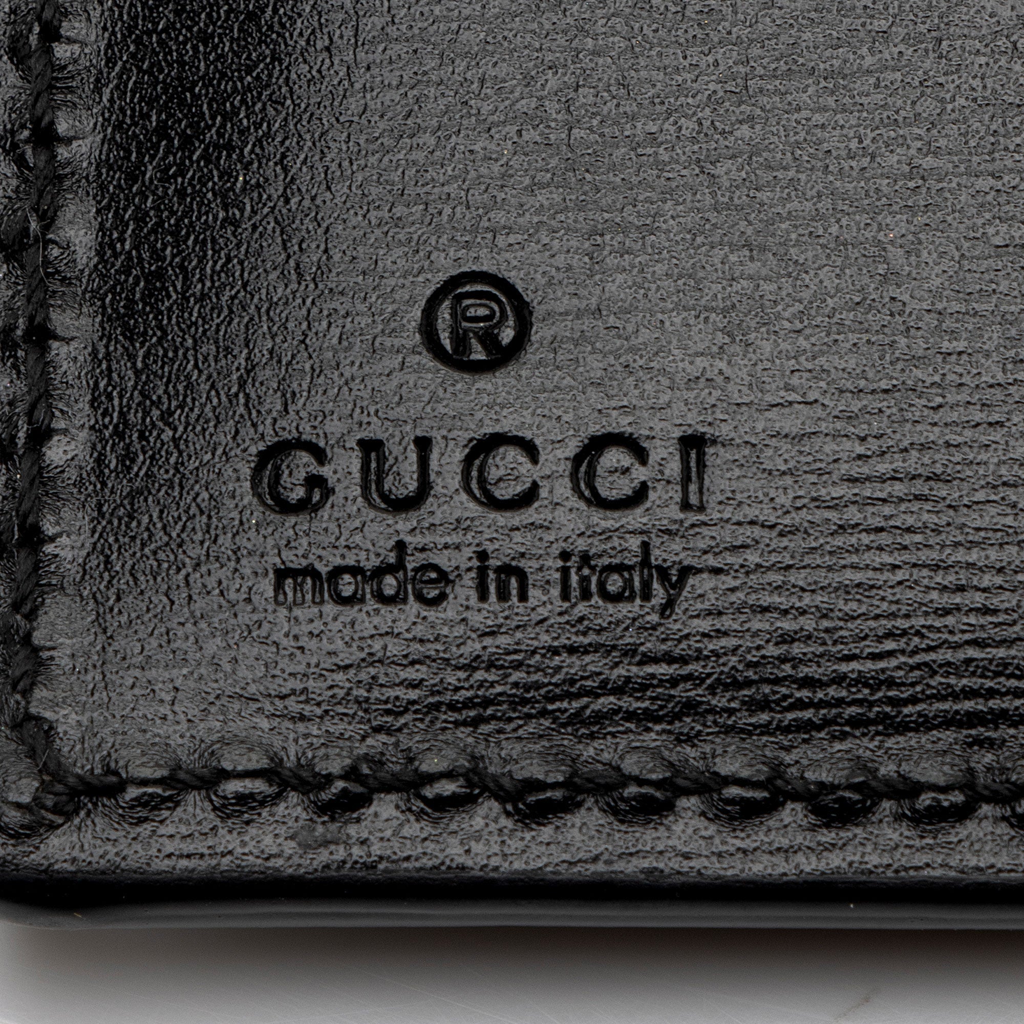 Gucci Leather GG Marmont Bi-Fold Long Wallet (SHF-JufLVc)