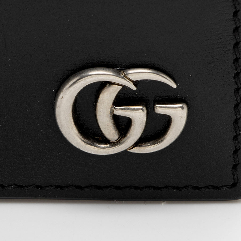 Gucci Leather GG Marmont Bifold Wallet (SHF-bXQrqH)