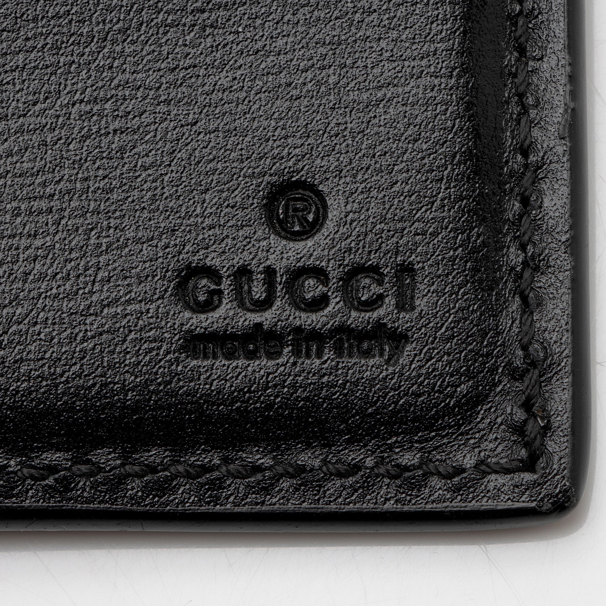 Gucci Leather GG Marmont Bifold Wallet (SHF-bXQrqH)