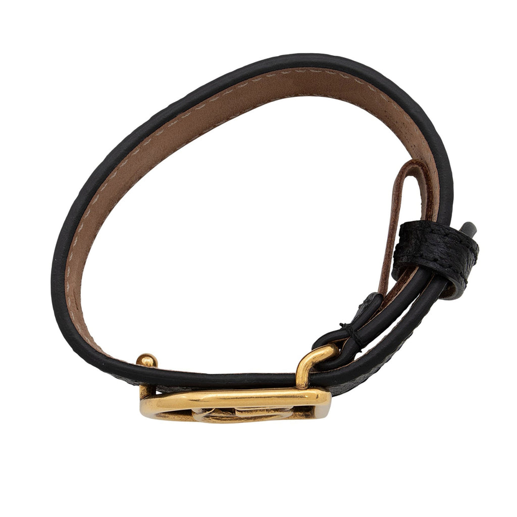 Gucci Leather GG Marmont Bracelet