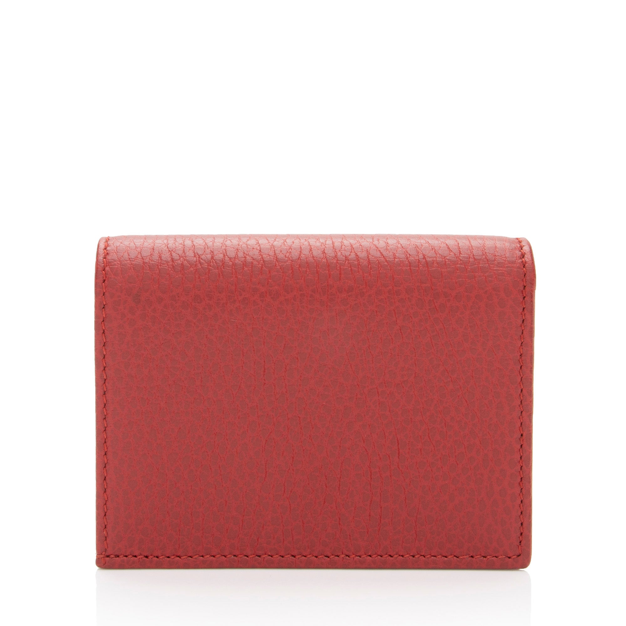 Gucci Leather GG Marmont Card Case Wallet (SHF-S4ROsJ)