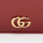 Gucci Leather GG Marmont Card Case Wallet (SHF-S4ROsJ)