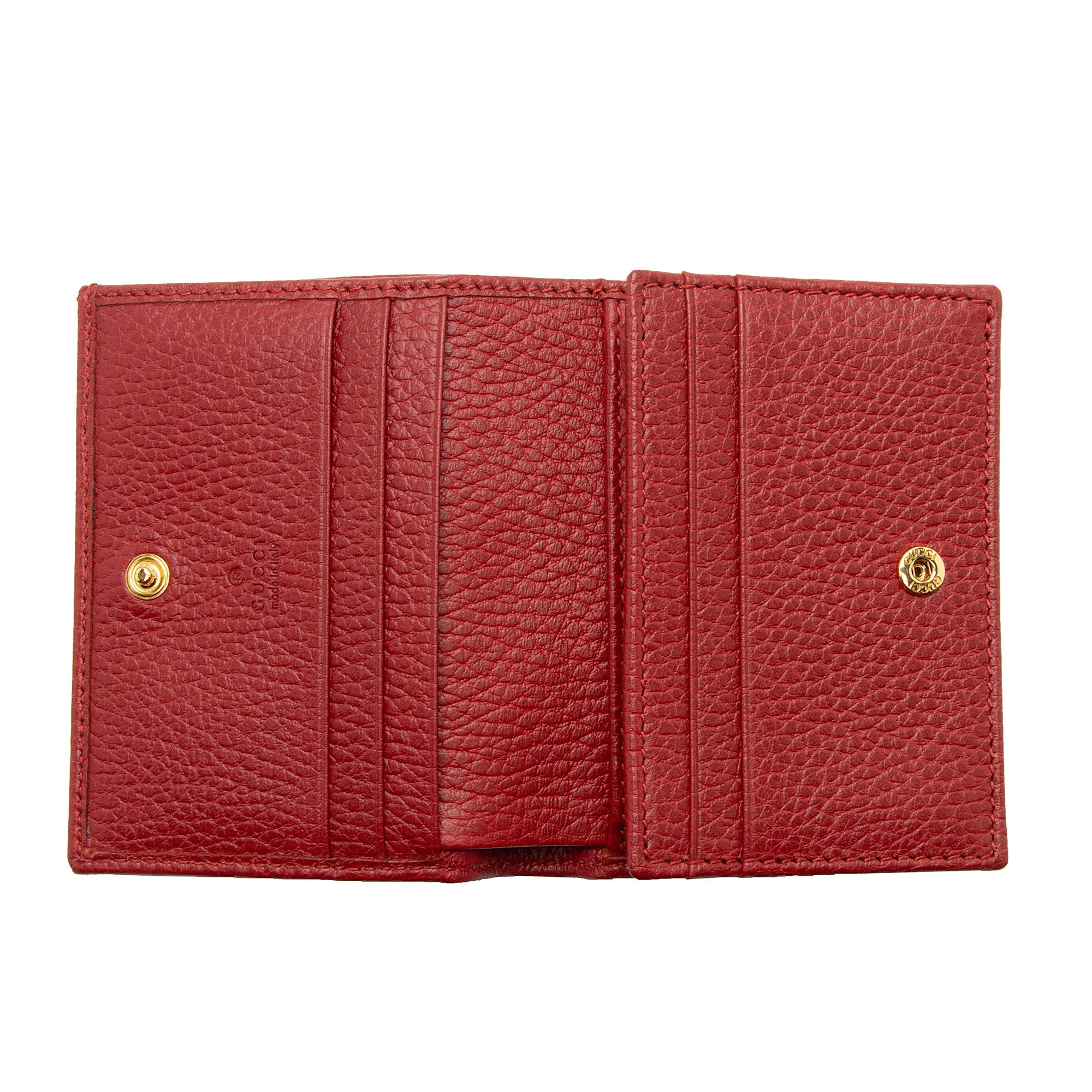 Gucci Leather GG Marmont Card Case Wallet (SHF-S4ROsJ)