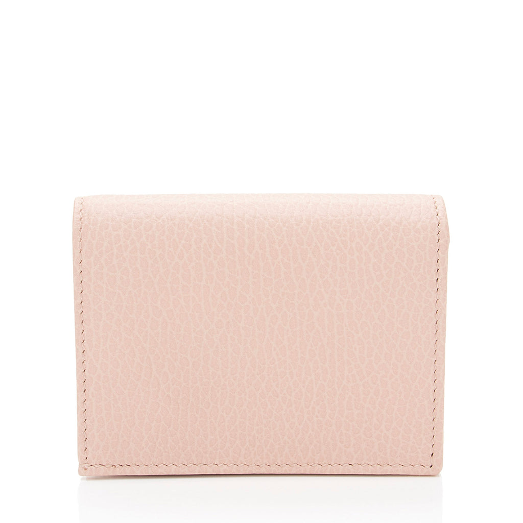Gucci Leather GG Marmont Card Case (SHF-6RLRCz)