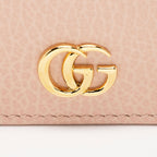 Gucci Leather GG Marmont Card Case (SHF-6RLRCz)