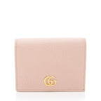 Gucci Leather GG Marmont Card Case (SHF-6RLRCz)