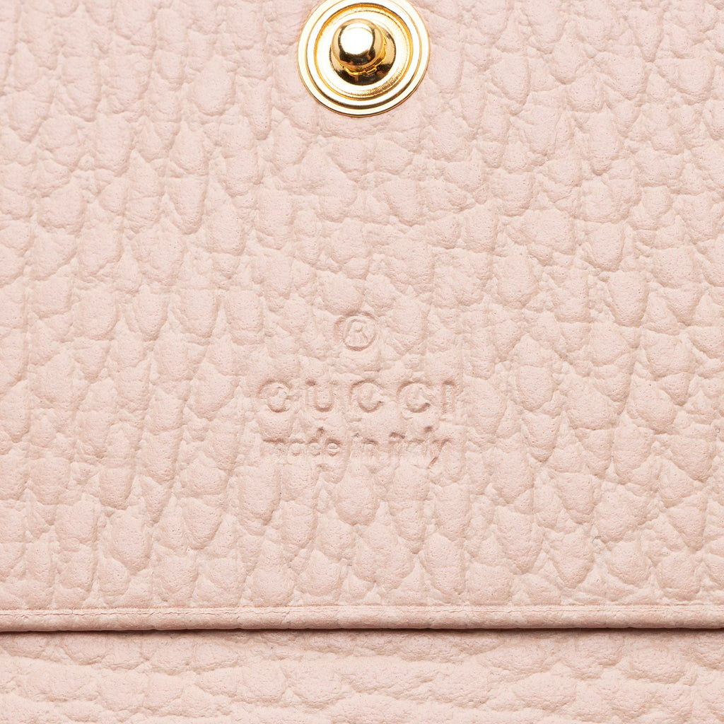 Gucci Leather GG Marmont Card Case (SHF-6RLRCz)