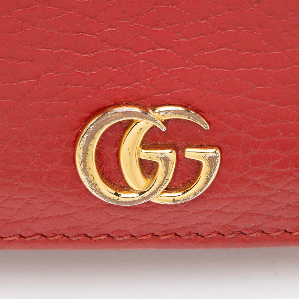 Gucci Leather GG Marmont Card Case