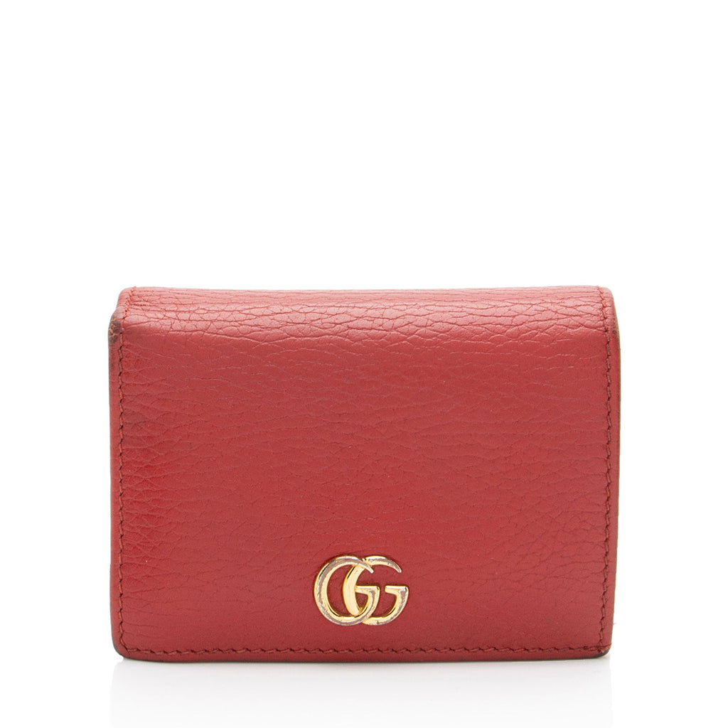 Gucci Leather GG Marmont Card Case