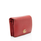 Gucci Leather GG Marmont Card Case