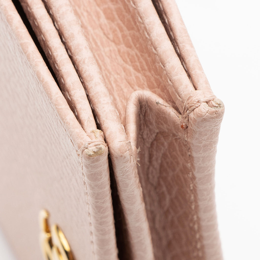 Gucci Leather GG Marmont Card Case