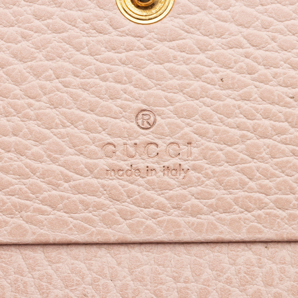 Gucci Leather GG Marmont Card Case