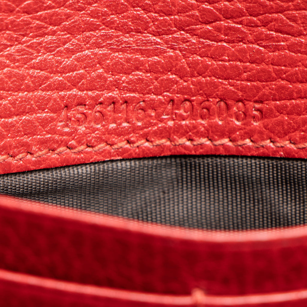 Gucci Leather Double G Continental Wallet